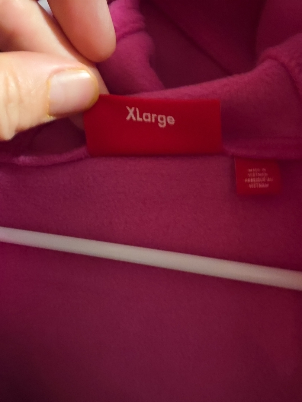 Supreme Pink Fleece Pullover with Box Logo - Picture 4 of 9